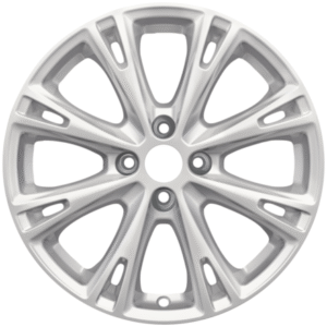 Platišče iz lahke zlitine 17" z 8 kraki, srebrne barve